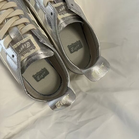 Onitsuka Tiger Women's Silver Casual Sneakers - Picture 3 of 5
